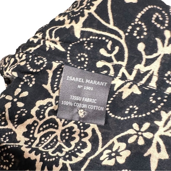 ISABEL MARANT ÉTOILE Printed Relaxed Cotton Jumpsuit - Picture 13 of 15